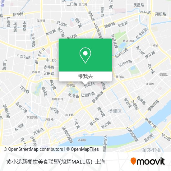 黄小递新餐饮美食联盟(旭辉MALL店)地图