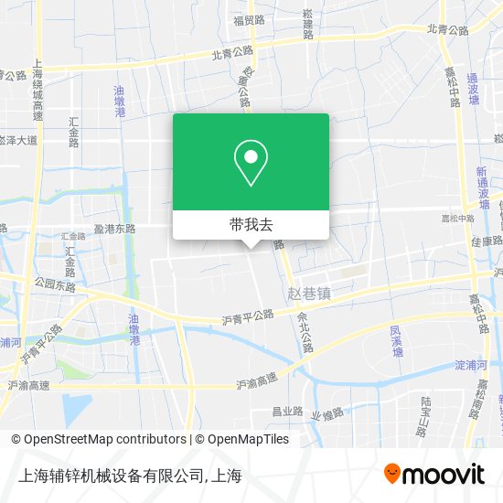 上海辅锌机械设备有限公司地图