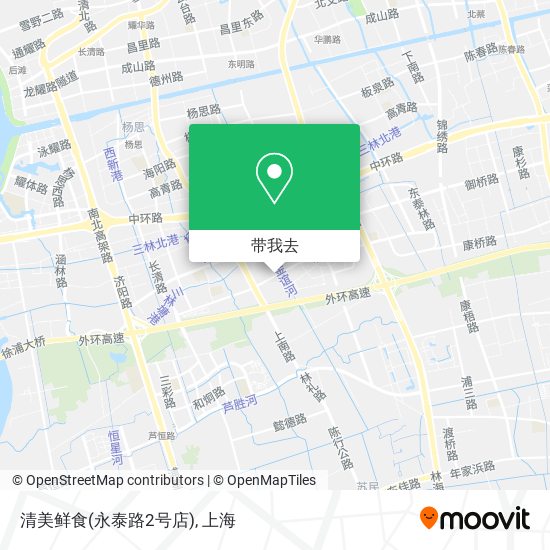 清美鲜食(永泰路2号店)地图