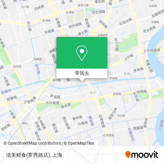 清美鲜食(罗秀路店)地图