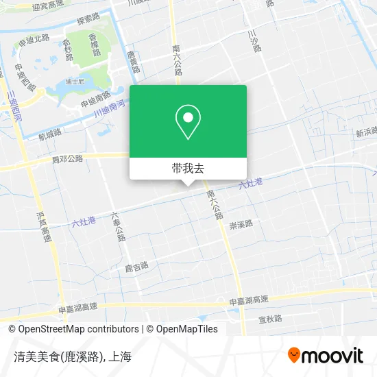 清美美食(鹿溪路)地图