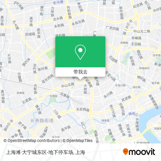 上海滩·大宁城东区-地下停车场地图