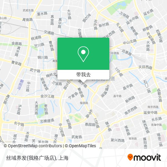 丝域养发(我格广场店)地图