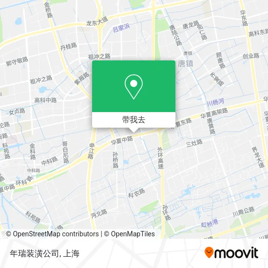 年瑞装潢公司地图