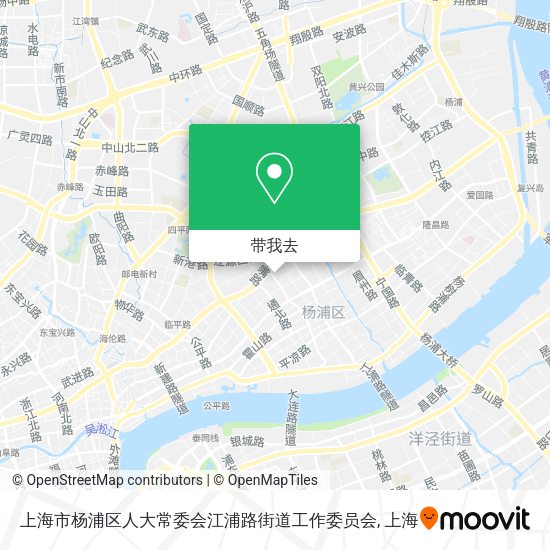 上海市杨浦区人大常委会江浦路街道工作委员会地图