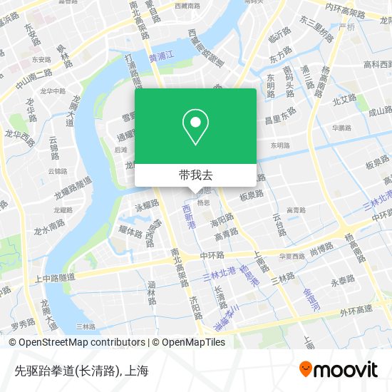 先驱跆拳道(长清路)地图