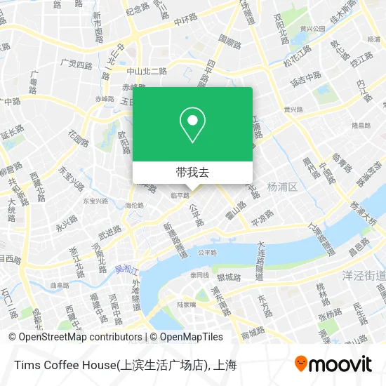 Tims Coffee House(上滨生活广场店)地图