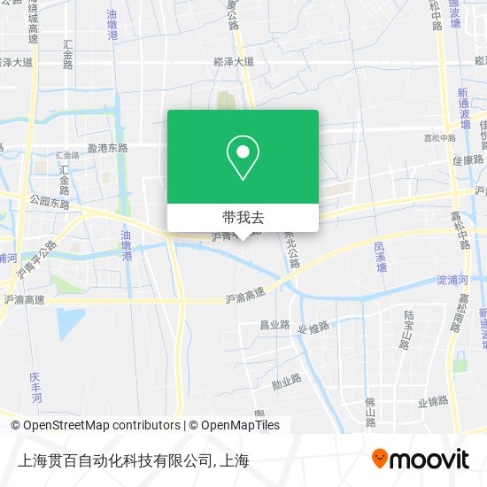 上海贯百自动化科技有限公司地图