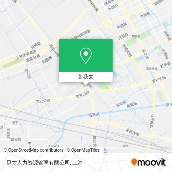 昆才人力资源管理有限公司地图