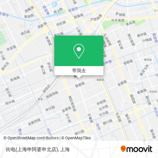 街电(上海申阿婆申北店)地图