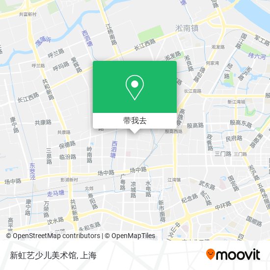 新虹艺少儿美术馆地图