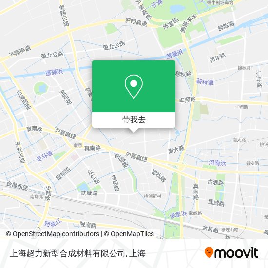 上海超力新型合成材料有限公司地图