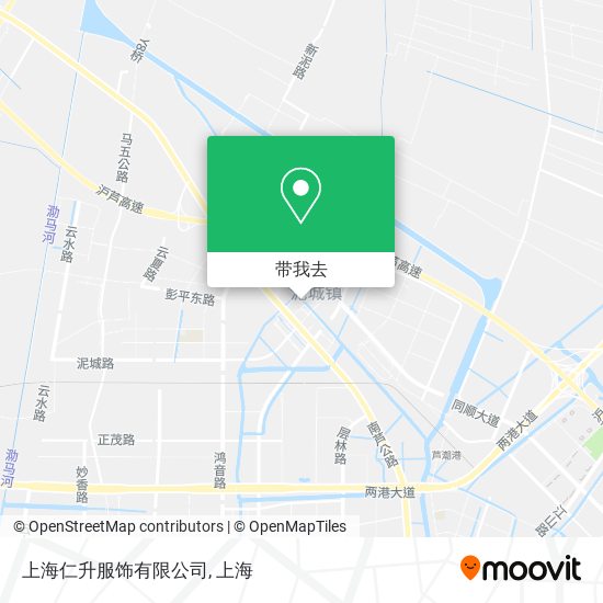 上海仁升服饰有限公司地图