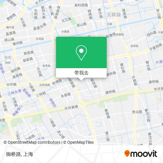 御桥路地图