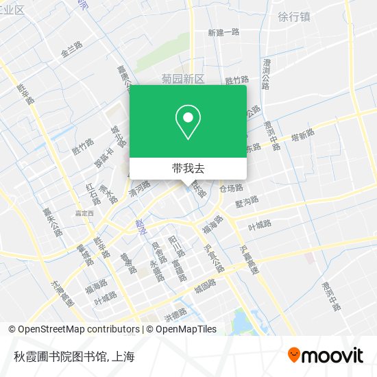 秋霞圃书院图书馆地图