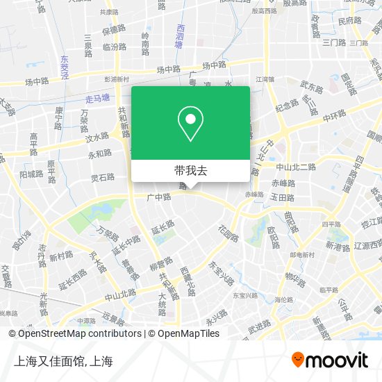 上海又佳面馆地图