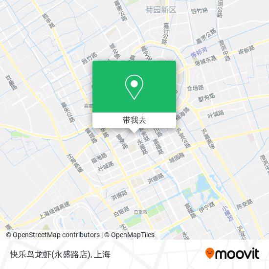 快乐鸟龙虾(永盛路店)地图