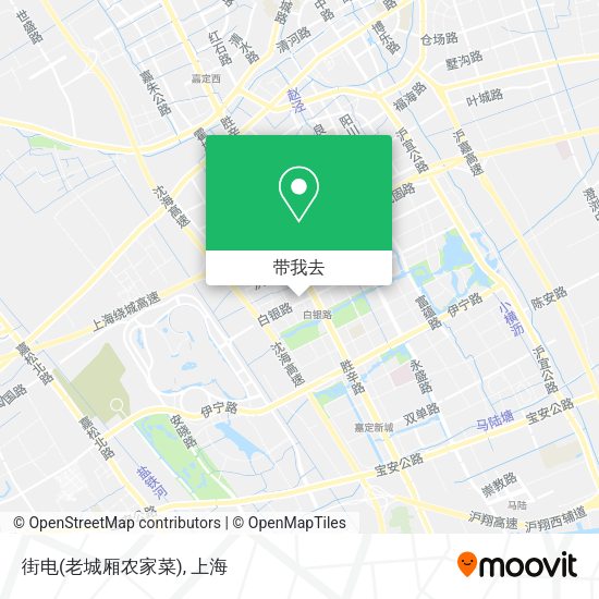 街电(老城厢农家菜)地图