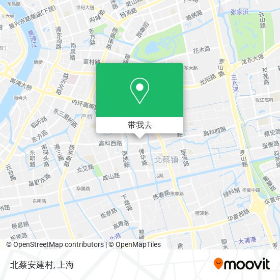 北蔡安建村地图
