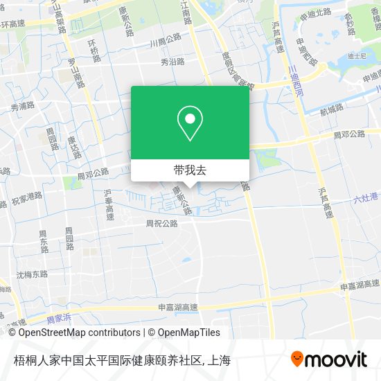 梧桐人家中国太平国际健康颐养社区地图