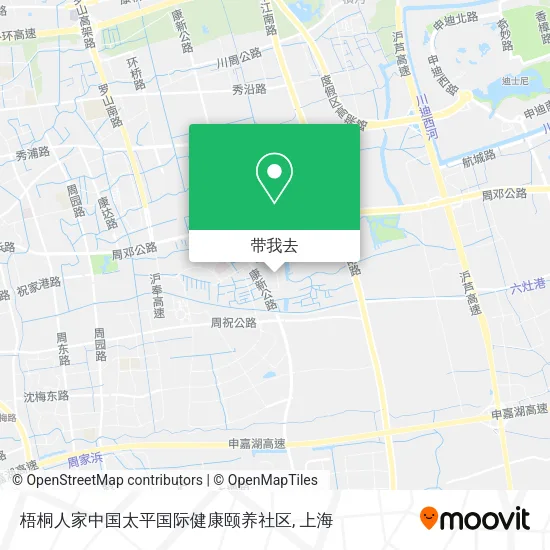 梧桐人家中国太平国际健康颐养社区地图