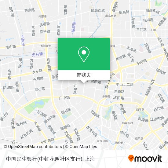中国民生银行(中虹花园社区支行)地图