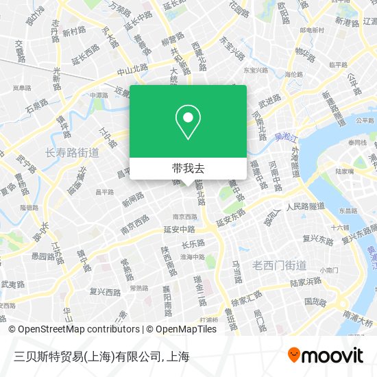 三贝斯特贸易(上海)有限公司地图