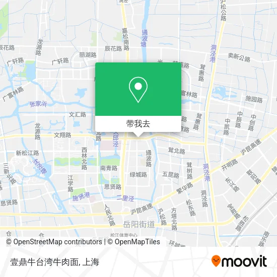 壹鼎牛台湾牛肉面地图