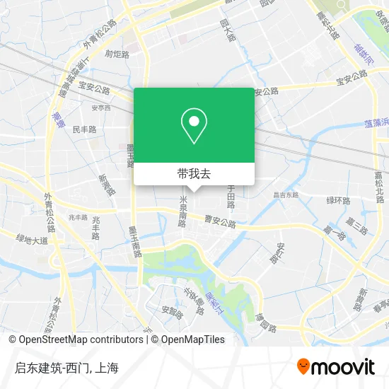 启东建筑-西门地图