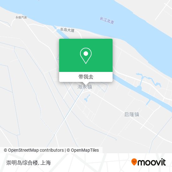 崇明岛综合楼地图