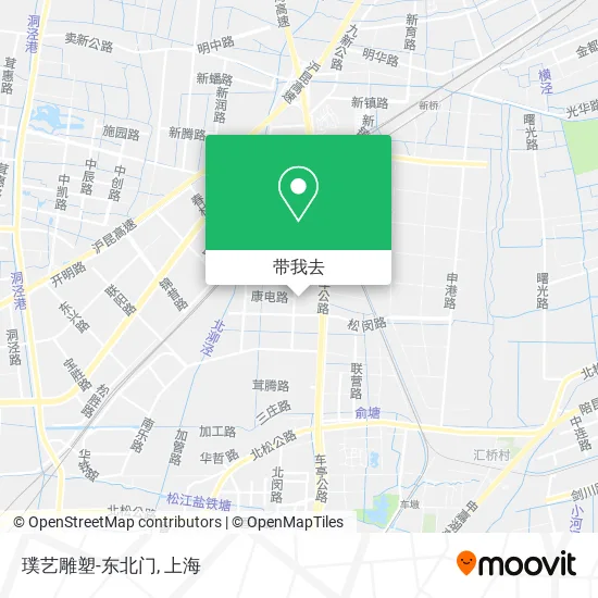 璞艺雕塑-东北门地图