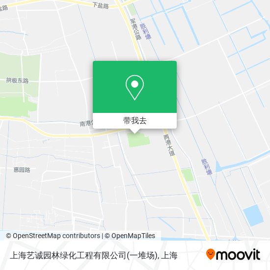 上海艺诚园林绿化工程有限公司(一堆场)地图