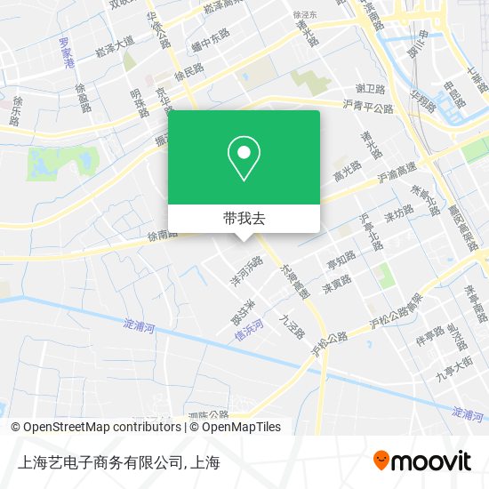 上海艺电子商务有限公司地图