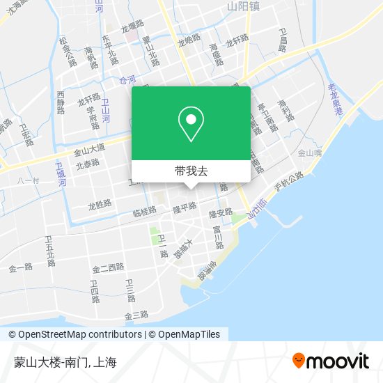 蒙山大楼-南门地图