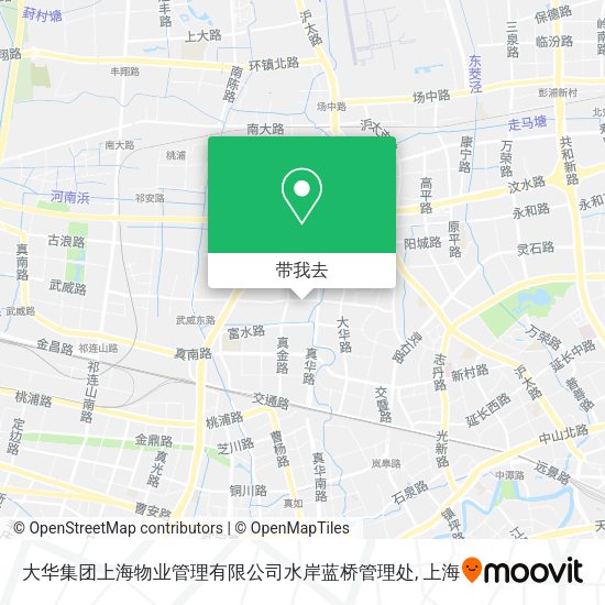 大华集团上海物业管理有限公司水岸蓝桥管理处地图
