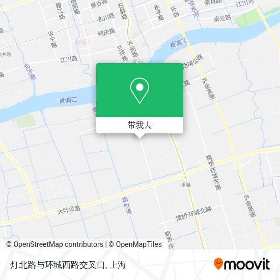 灯北路与环城西路交叉口地图
