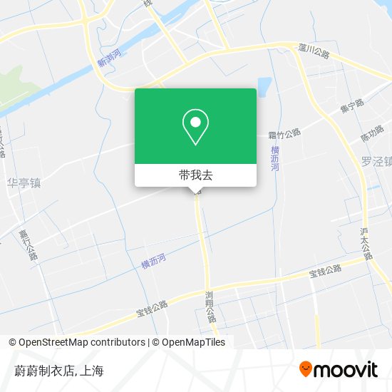 蔚蔚制衣店地图