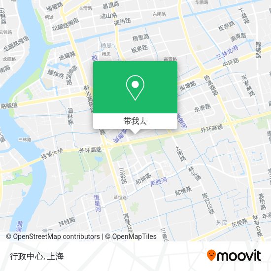 行政中心地图