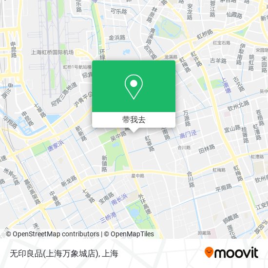 无印良品(上海万象城店)地图