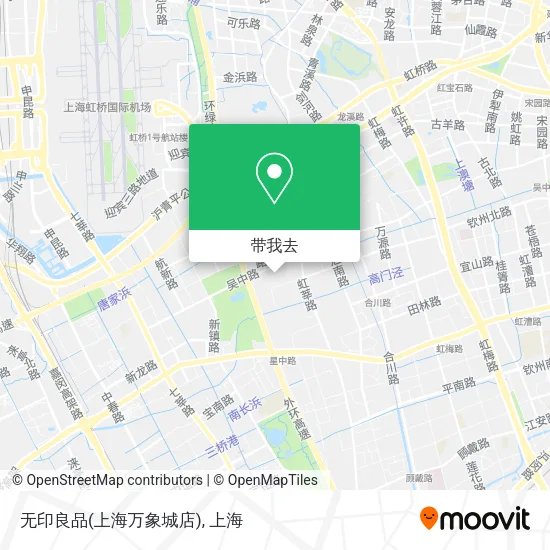 无印良品(上海万象城店)地图