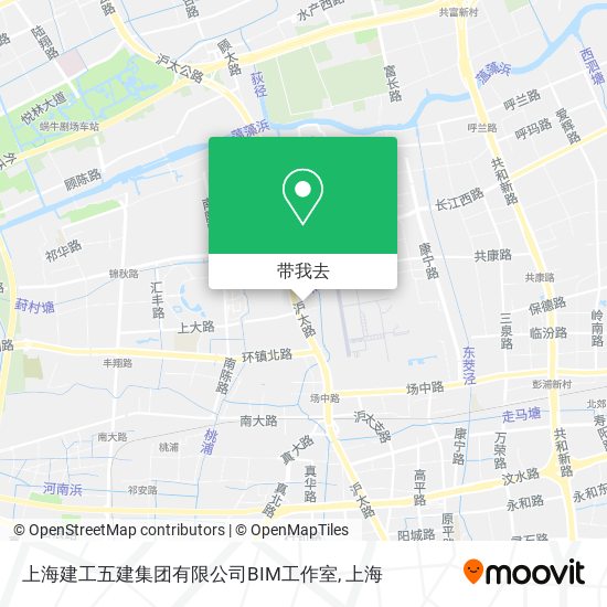 上海建工五建集团有限公司BIM工作室地图