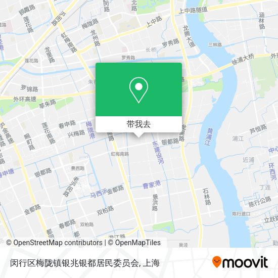 闵行区梅陇镇银兆银都居民委员会地图