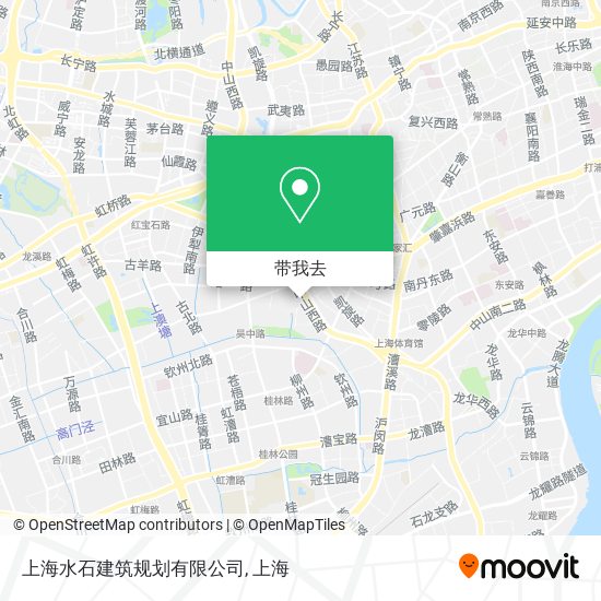 上海水石建筑规划有限公司地图