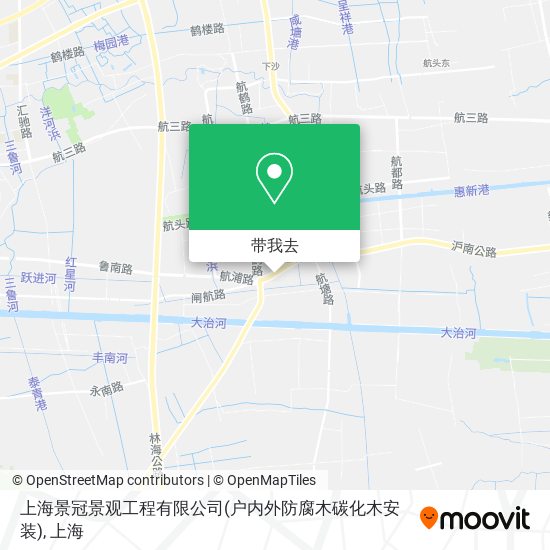 上海景冠景观工程有限公司(户内外防腐木碳化木安装)地图