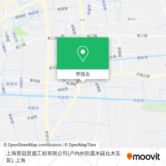 上海景冠景观工程有限公司(户内外防腐木碳化木安装)地图