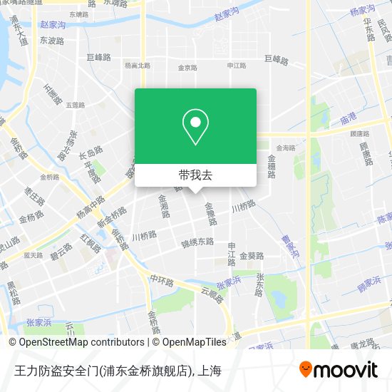 王力防盗安全门(浦东金桥旗舰店)地图