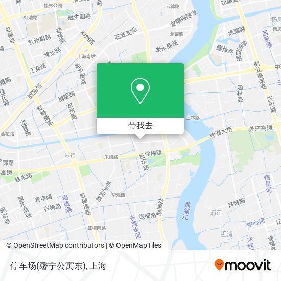 停车场(馨宁公寓东)地图