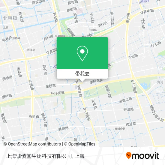 上海诚慎堂生物科技有限公司地图