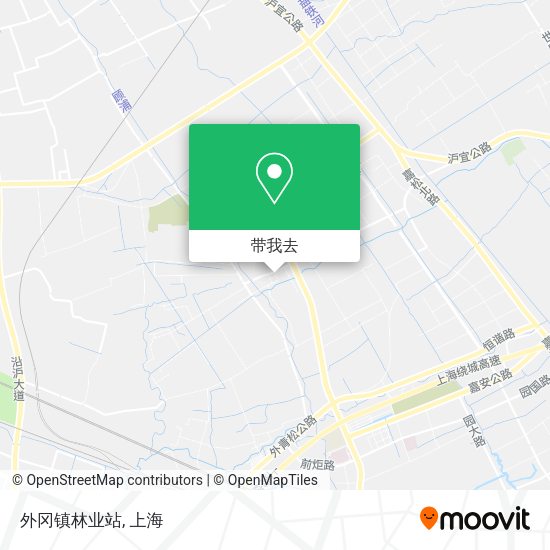 外冈镇林业站地图