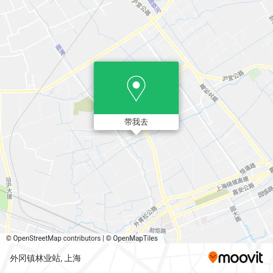 外冈镇林业站地图
